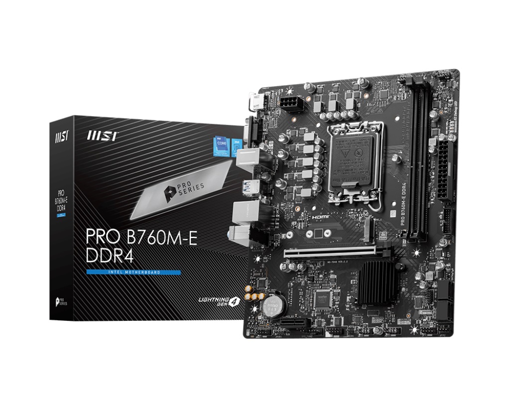 картинка Материнская плата MSI PRO B760M-E DDR4 от магазина Одежда+