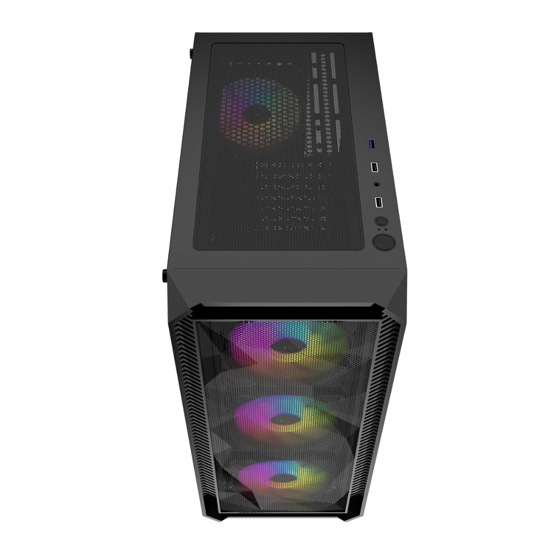 картинка Корпус Powercase Mistral Edge Black от магазина Одежда+