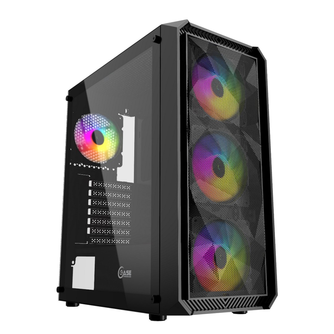 картинка Корпус Powercase Mistral Edge Black от магазина Одежда+